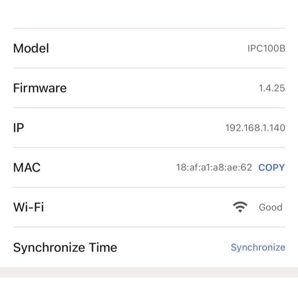NOOIE Cam 360 Degree Wireless IP 1080P IPC100 Security Baby Camera - Picture 6 of 6